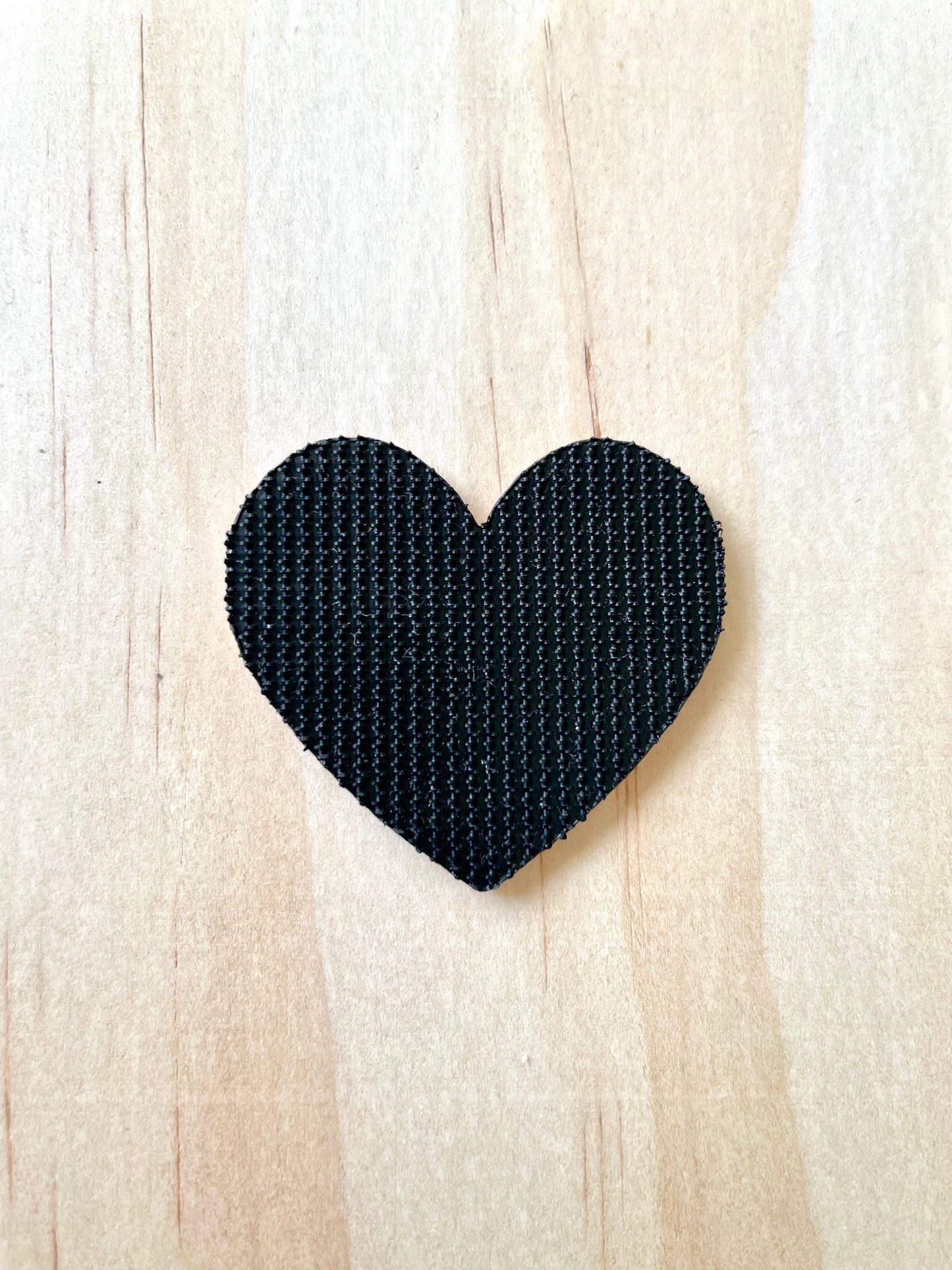 Bride White Heart Velcro Patch