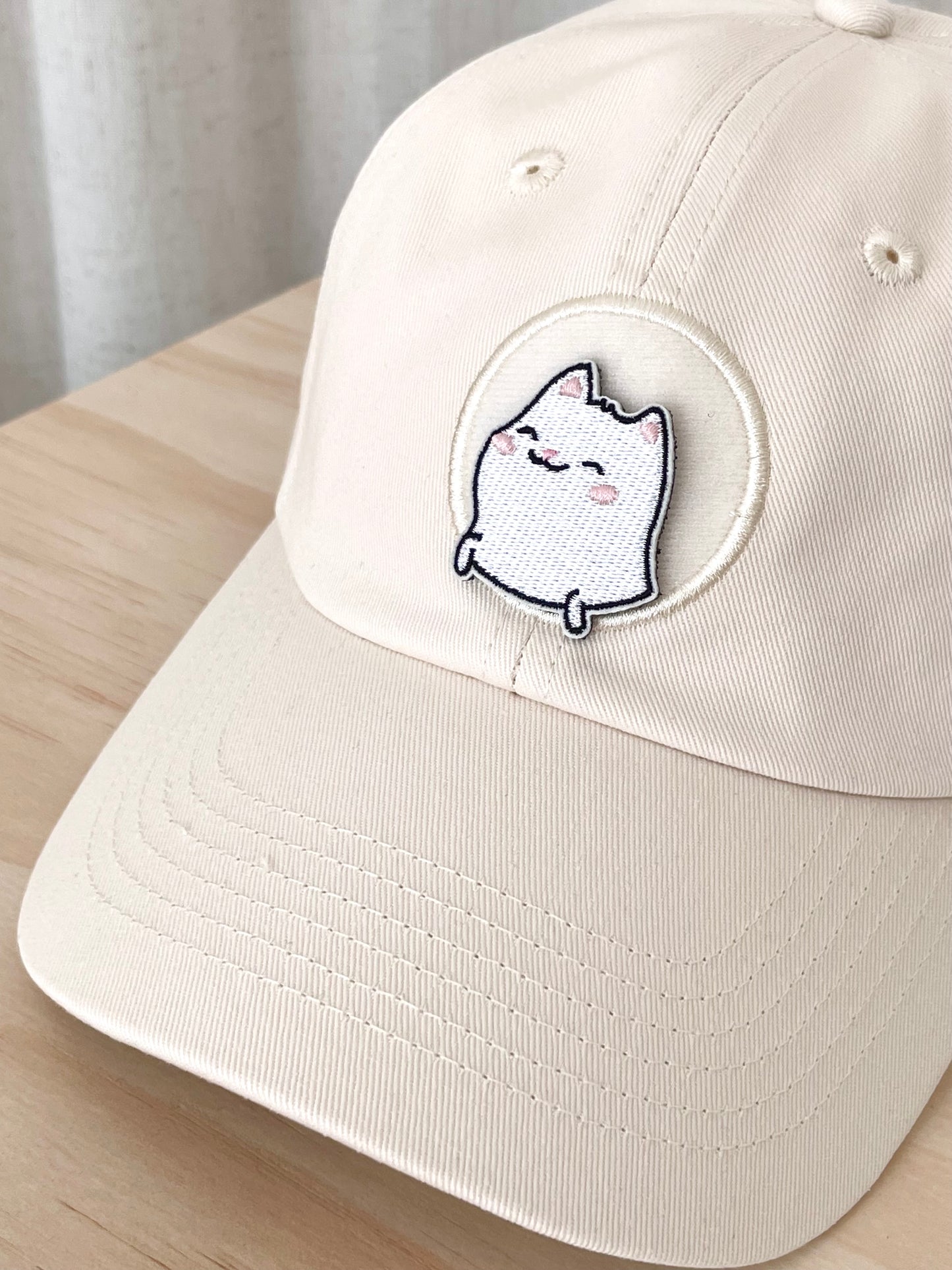 Smiling Happy Cat Velcro Patch