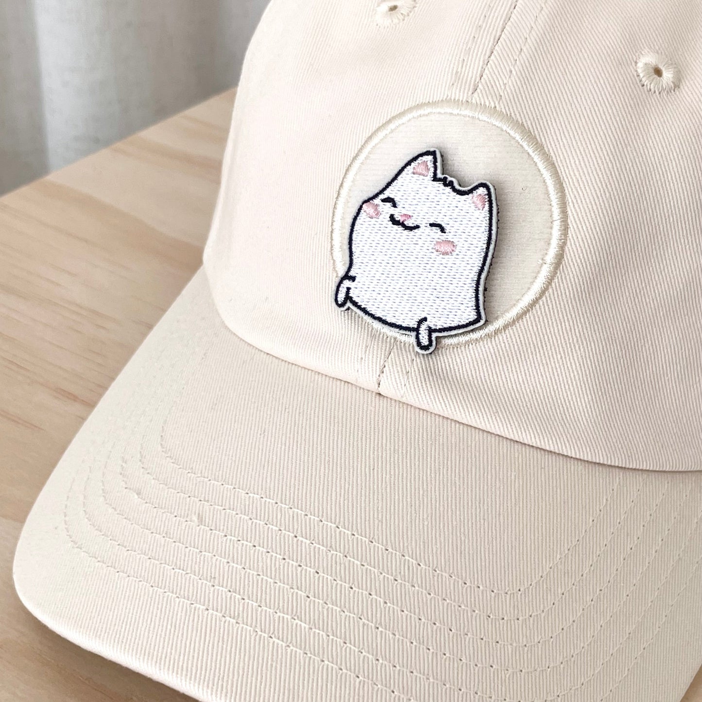 Smiling Happy Cat Velcro Patch