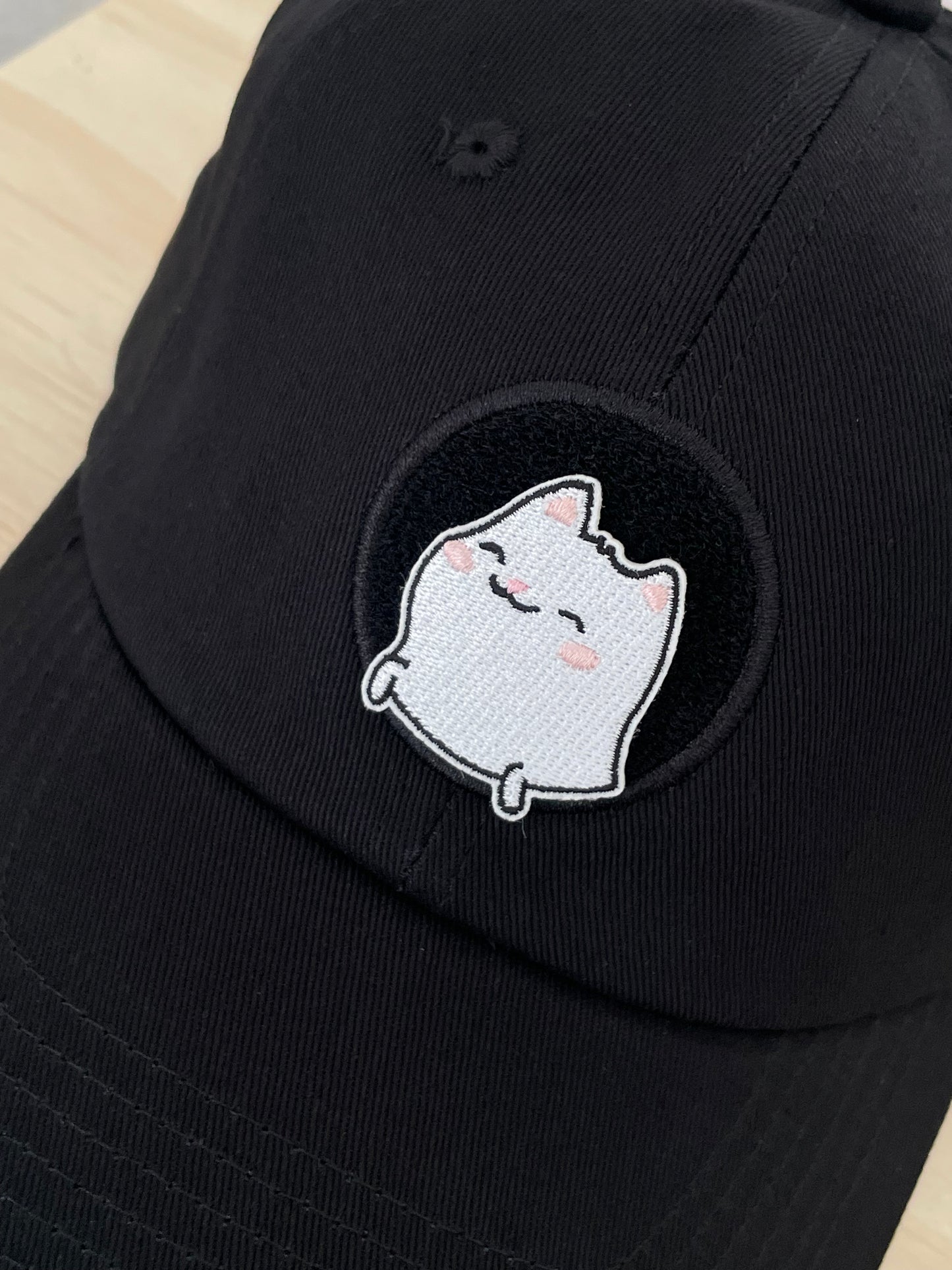 Smiling Happy Cat Velcro Patch
