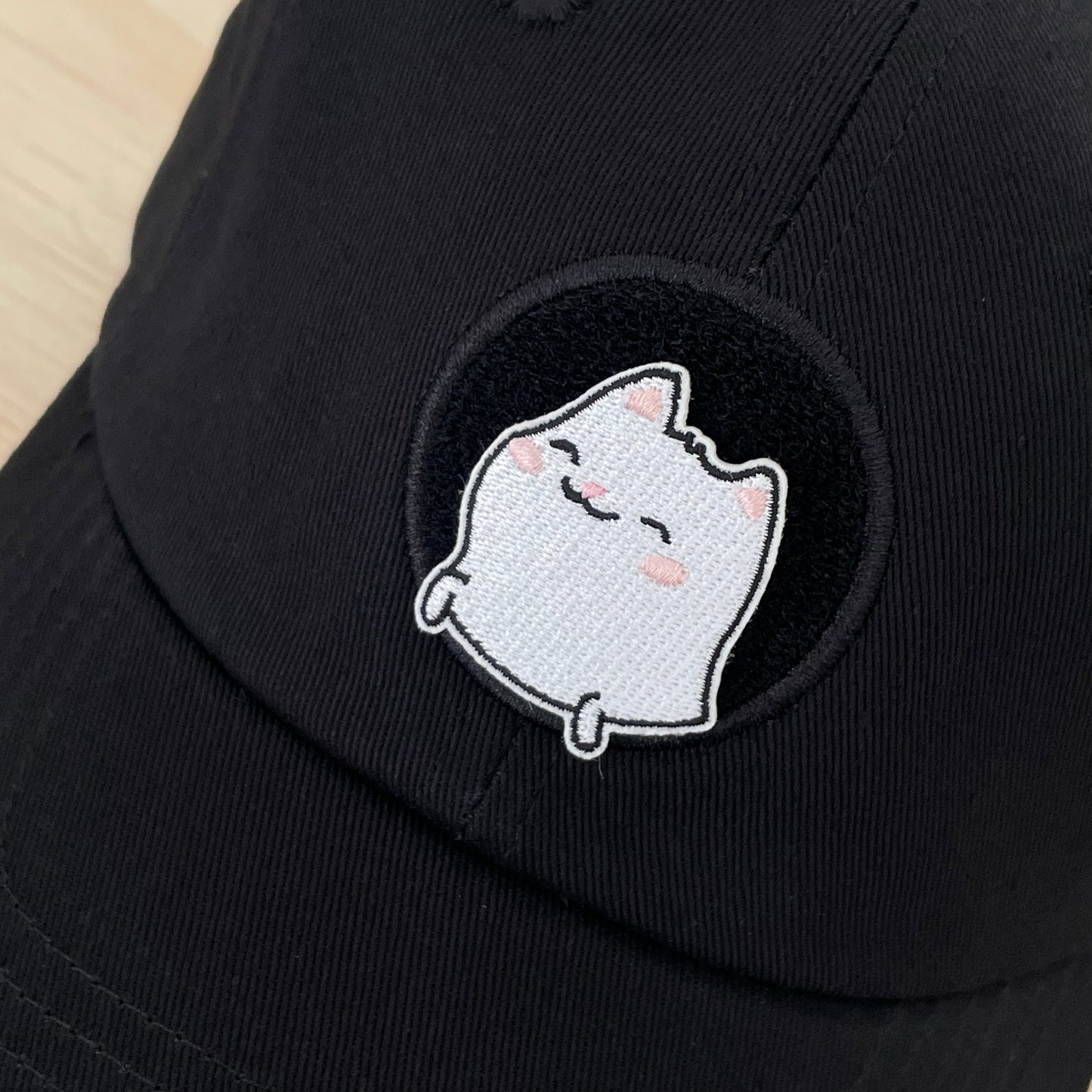 Smiling Happy Cat Velcro Patch