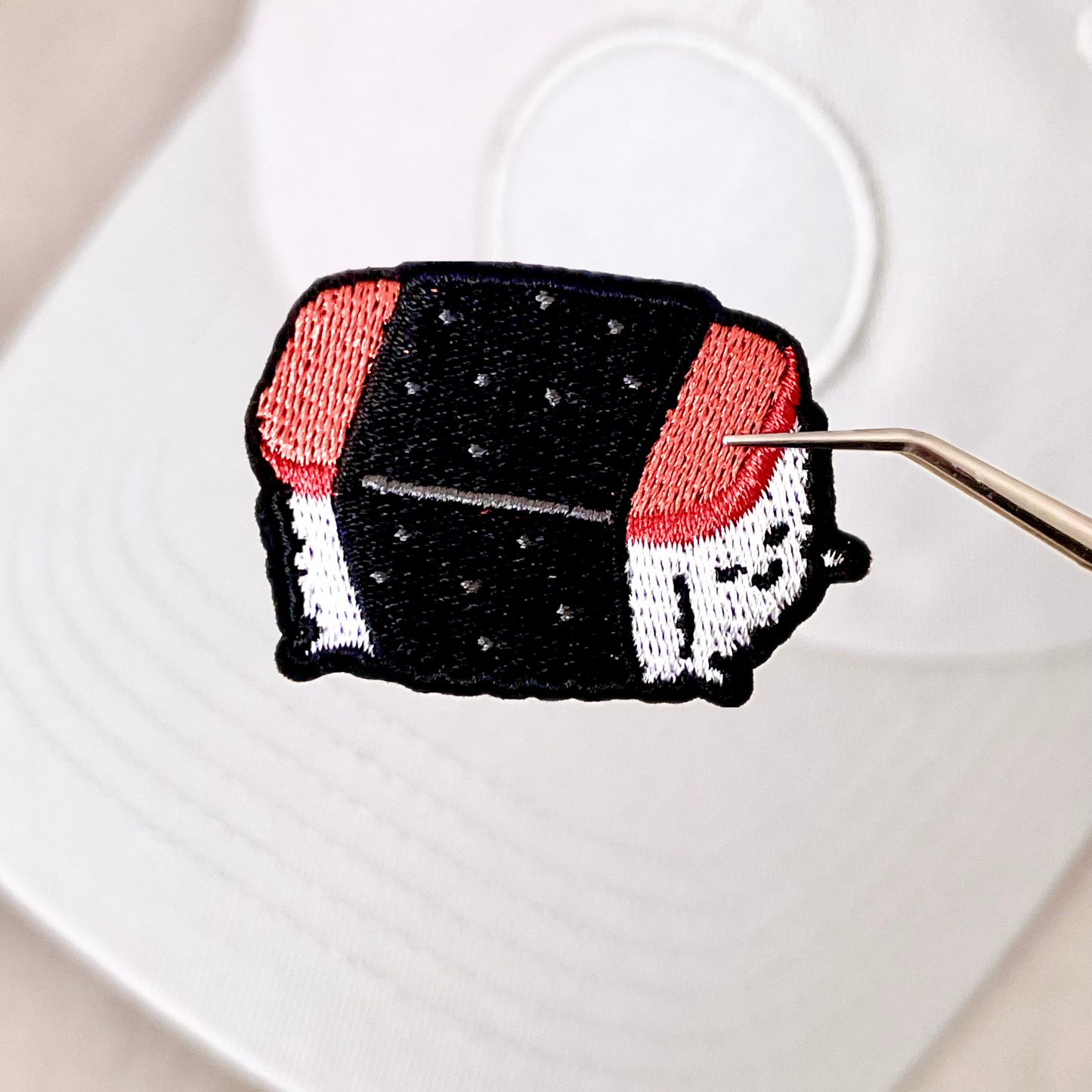 Spam Musubi Embroidered Velcro Patch