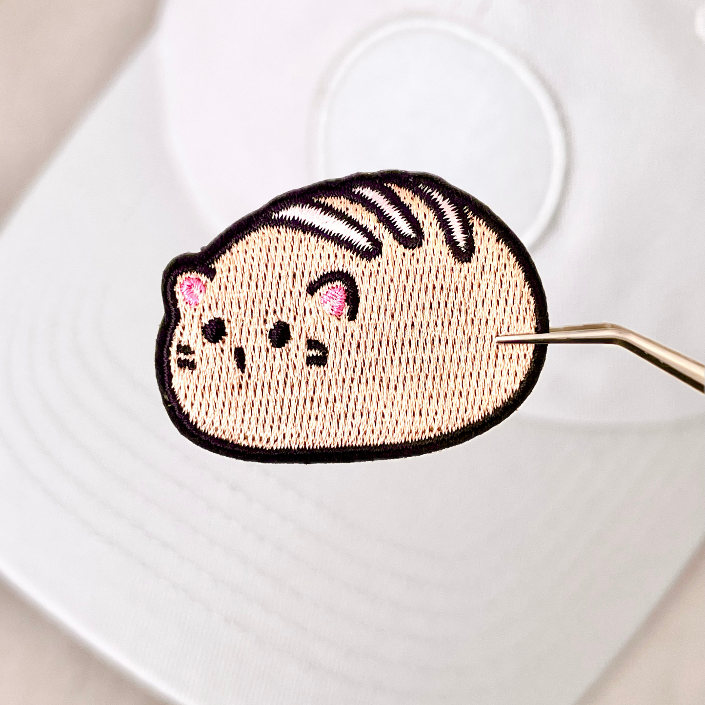 Cat Loaf Embroidered Velcro Patch