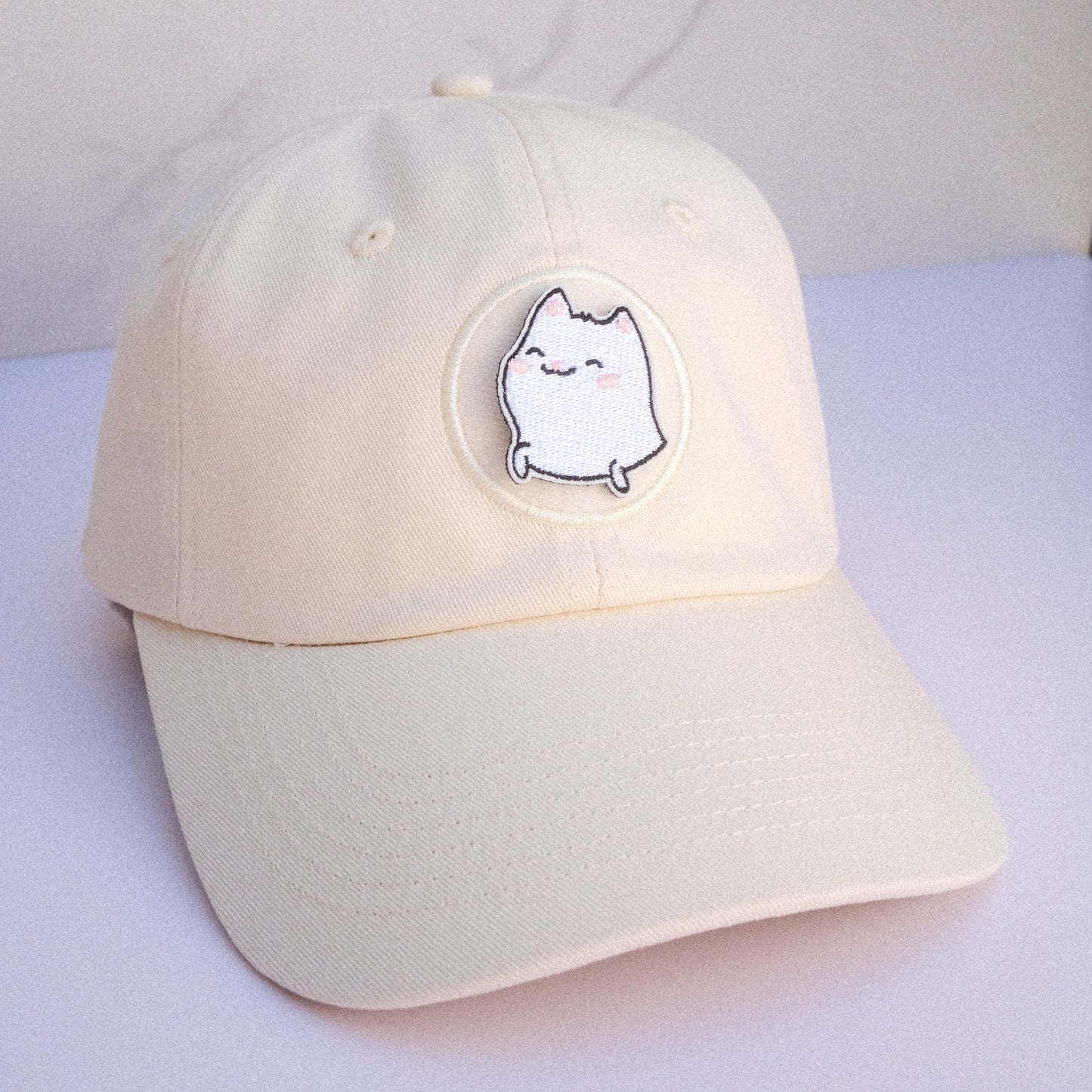 Smiling Happy Cat Velcro Patch