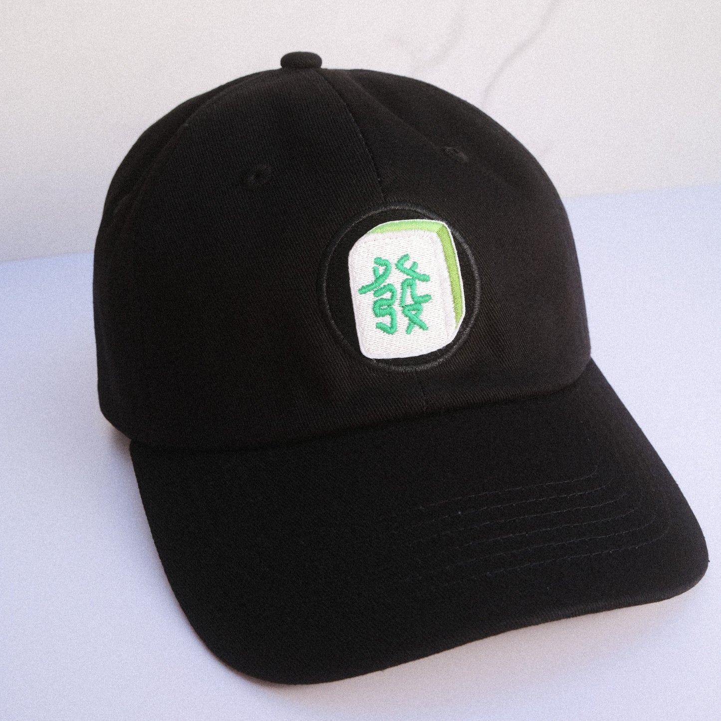 Mahjong "Fa" Embroidered Velcro Patch
