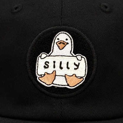 Silly Goose Embroidered Hook and Loop Patch