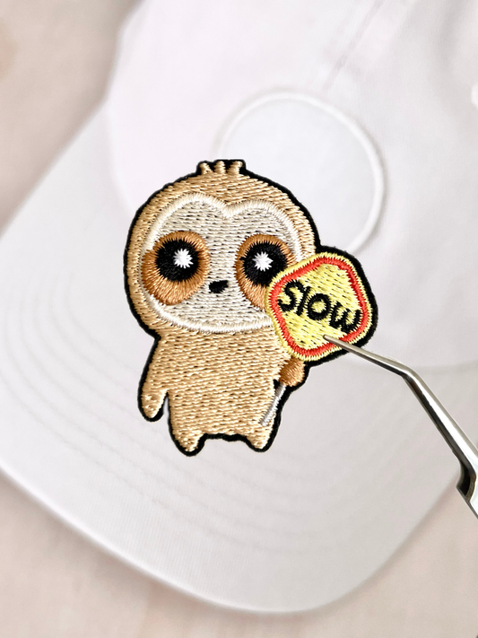 Slow Sloth Velcro Patch