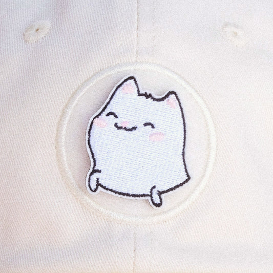 Smiling Happy Cat Velcro Patch