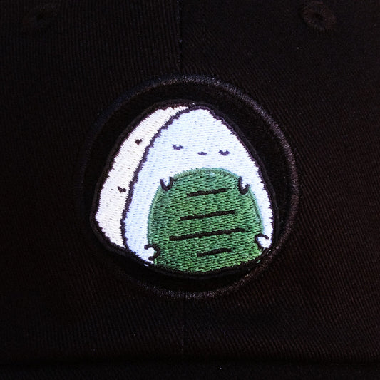 Sleepy Rice Ball Embroidered Velcro Patch