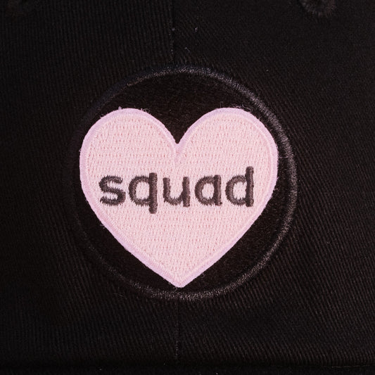 Squad Pink Heart Velcro Patch